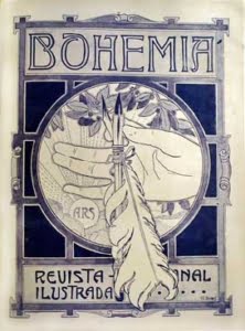 Portada del primer número de la revista Bohemia. Foto tomada de Internet